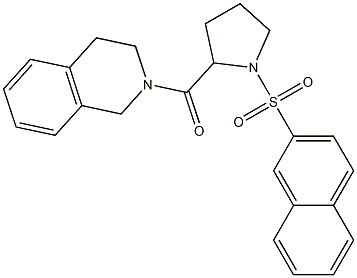 3,4-dihydro-1H-isoquinolin-2-yl-(1-naphthalen-2-ylsulfonylpyrrolidin-2-yl)methanone