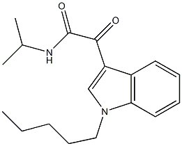 2-oxo-2-(1-pentylindol-3-yl)-N-propan-2-ylacetamide|