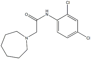 2-(azepan-1-yl)-N-(2,4-dichlorophenyl)acetamide Structure