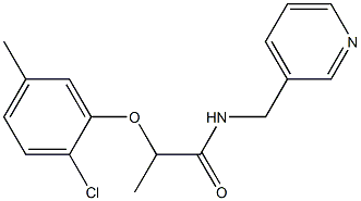 2-(2-chloro-5-methylphenoxy)-N-(pyridin-3-ylmethyl)propanamide