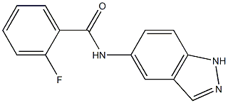 2-fluoro-N-(1H-indazol-5-yl)benzamide Struktur