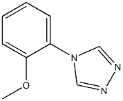 4-(2-methoxyphenyl)-1,2,4-triazole 结构式