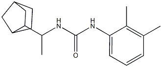 1-[1-(3-bicyclo[2.2.1]heptanyl)ethyl]-3-(2,3-dimethylphenyl)urea|