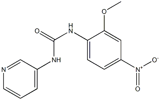 1-(2-methoxy-4-nitrophenyl)-3-pyridin-3-ylurea Structure