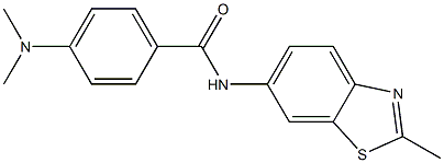 4-(dimethylamino)-N-(2-methyl-1,3-benzothiazol-6-yl)benzamide