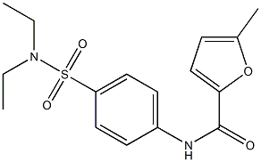 N-[4-(diethylsulfamoyl)phenyl]-5-methylfuran-2-carboxamide Structure
