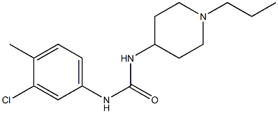 1-(3-chloro-4-methylphenyl)-3-(1-propylpiperidin-4-yl)urea Structure