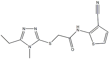 N-(3-cyanothiophen-2-yl)-2-[(5-ethyl-4-methyl-1,2,4-triazol-3-yl)sulfanyl]acetamide