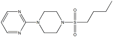 2-(4-butylsulfonylpiperazin-1-yl)pyrimidine Struktur