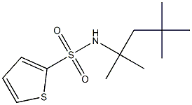 N-(2,4,4-trimethylpentan-2-yl)thiophene-2-sulfonamide Structure