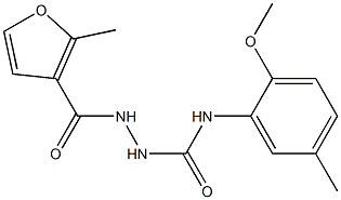 1-(2-methoxy-5-methylphenyl)-3-[(2-methylfuran-3-carbonyl)amino]urea|