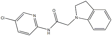 N-(5-chloropyridin-2-yl)-2-(2,3-dihydroindol-1-yl)acetamide