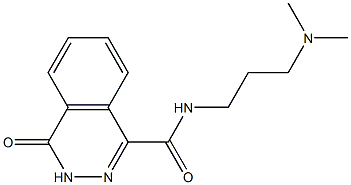 N-[3-(dimethylamino)propyl]-4-oxo-3H-phthalazine-1-carboxamide 结构式