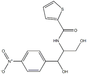 N-[1,3-dihydroxy-1-(4-nitrophenyl)propan-2-yl]thiophene-2-carboxamide Structure