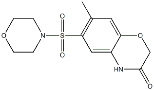 7-methyl-6-morpholin-4-ylsulfonyl-4H-1,4-benzoxazin-3-one