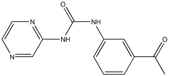 1-(3-acetylphenyl)-3-pyrazin-2-ylurea Structure