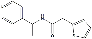 N-(1-pyridin-4-ylethyl)-2-thiophen-2-ylacetamide