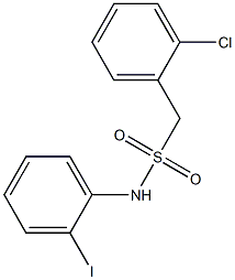 1-(2-chlorophenyl)-N-(2-iodophenyl)methanesulfonamide