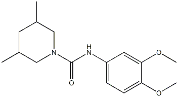 N-(3,4-dimethoxyphenyl)-3,5-dimethylpiperidine-1-carboxamide