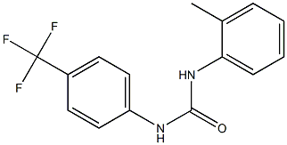 1-(2-methylphenyl)-3-[4-(trifluoromethyl)phenyl]urea Structure