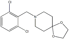 8-[(2,6-dichlorophenyl)methyl]-1,4-dioxa-8-azaspiro[4.5]decane Struktur