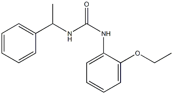 1-(2-ethoxyphenyl)-3-(1-phenylethyl)urea Structure