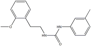  1-[2-(2-methoxyphenyl)ethyl]-3-(3-methylphenyl)urea