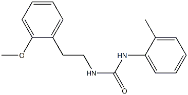 1-[2-(2-methoxyphenyl)ethyl]-3-(2-methylphenyl)urea Structure