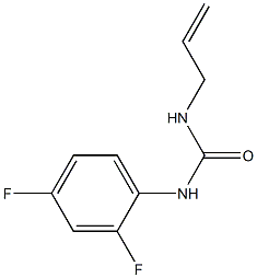 1-(2,4-difluorophenyl)-3-prop-2-enylurea Structure