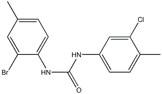  1-(2-bromo-4-methylphenyl)-3-(3-chloro-4-methylphenyl)urea