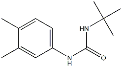 1-tert-butyl-3-(3,4-dimethylphenyl)urea Structure