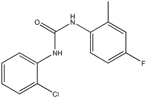 1-(2-chlorophenyl)-3-(4-fluoro-2-methylphenyl)urea Structure