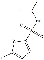 5-iodo-N-propan-2-ylthiophene-2-sulfonamide Struktur