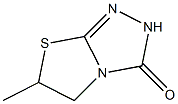 6-methyl-5,6-dihydro-2H-[1,3]thiazolo[2,3-c][1,2,4]triazol-3-one Struktur