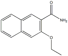 3-ethoxynaphthalene-2-carboxamide Struktur