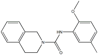 N-(2-methoxy-5-methylphenyl)-3,4-dihydro-1H-isoquinoline-2-carboxamide Structure