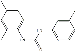 1-(2,4-dimethylphenyl)-3-(4-methylpyridin-2-yl)urea Structure