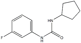 1-cyclopentyl-3-(3-fluorophenyl)urea Structure