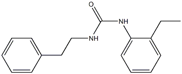 1-(2-ethylphenyl)-3-(2-phenylethyl)urea Structure