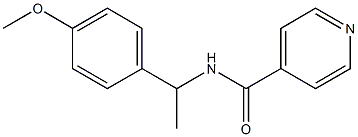 N-[1-(4-methoxyphenyl)ethyl]pyridine-4-carboxamide Structure