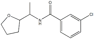3-chloro-N-[1-(oxolan-2-yl)ethyl]benzamide Structure