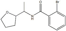 2-bromo-N-[1-(oxolan-2-yl)ethyl]benzamide Struktur