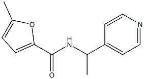 5-methyl-N-(1-pyridin-4-ylethyl)furan-2-carboxamide Structure