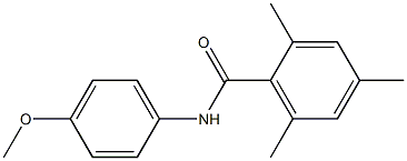 N-(4-methoxyphenyl)-2,4,6-trimethylbenzamide Struktur