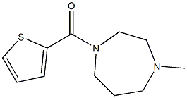 (4-methyl-1,4-diazepan-1-yl)-thiophen-2-ylmethanone Struktur