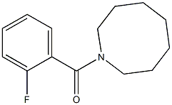 azocan-1-yl-(2-fluorophenyl)methanone,,结构式