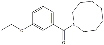 azocan-1-yl-(3-ethoxyphenyl)methanone Structure