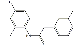 N-(4-methoxy-2-methylphenyl)-2-(3-methylphenyl)acetamide|