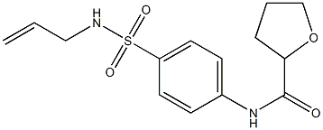 N-[4-(prop-2-enylsulfamoyl)phenyl]oxolane-2-carboxamide Structure