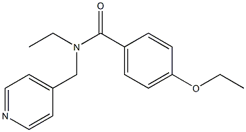 4-ethoxy-N-ethyl-N-(pyridin-4-ylmethyl)benzamide 结构式